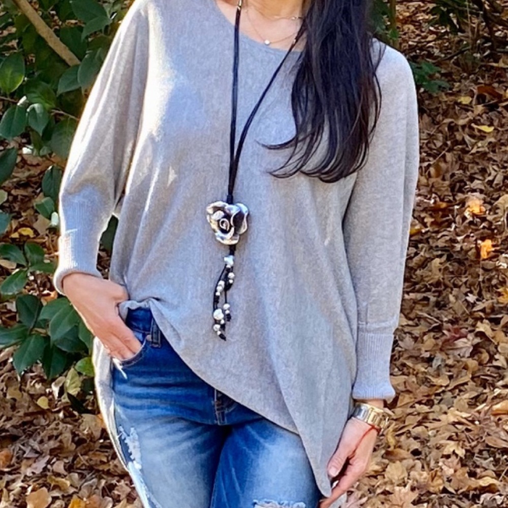 ✨PARIS✨Rose and Hearts Leather chain Necklace - Picture 6 of 6
